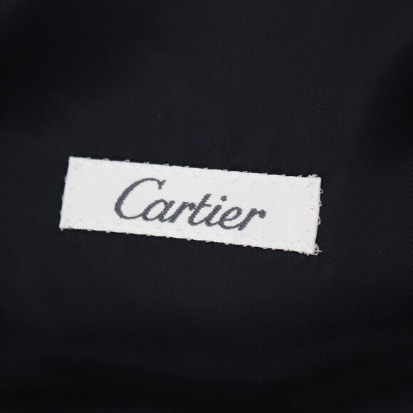 Cartier Sport Coat Mens 38R Wool Single Breasted Two Button Blazer Navy Blue - Picture 2 of 11